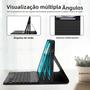 Imagem de Capa de Teclado Bluetooth Destacável para Samsung Galaxy Tab S9 FE Plus 12.4" (SM-X610/X616B)