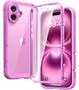 Imagem de Capa de telefone Diaclara projetada para iPhone 16 6.1 (rosa)