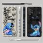 Imagem de Capa de Telefone Disney Stitch Baby para Samsung Galaxy A - Capa Líquida Quadrada