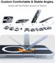 Imagem de Capa de telefone TORRAS 360 Stand Magnetic para iPhone 16 Clear