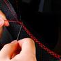 Imagem de Capa de volante revestir costurar costurada em couro