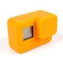Imagem de Capa e tampa silicone direto câmera GoPro 5-7 - laranja
