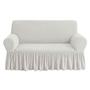 Imagem de Capa Elástica e Durável para Loveseat NICEEC - Cor Marfim