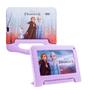 Imagem de Capa emborrachada Lilás da Frozen Infantil Maleta p/ Tablet M7 WIFI Nb409 Nb355