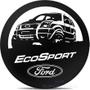 Imagem de Capa Estepe Ecosport Ford Aro 13 Ao 16 Com Cadeado Cabo Aço