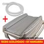 Imagem de Capa Estofada + Kit Mangueira Para Banheira Splash 3043 Original - Burigotto Com 10 Pinos