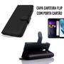 Imagem de Capa Flip Carteira Samsung A14 + Película 3D - Armyshield