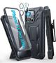 Imagem de Capa FNTCASE para iPhone 15 Pro Max com Clip de Cinto - Preta