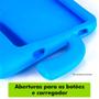 Imagem de Capa Galaxy Tab S6 Lite P610 P615 Tablet Tela de 10.4 Kids Infantil Macia Emborrachada + Pelicula