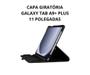 Imagem de Capa Giratória Compatível Para Galaxy Tab A9+ Plus 11 pol.