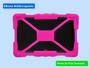 Imagem de Capa Infantil Compatível com Tablet Multilaser M9S Go M9 Case Anti Impacto Silicone Aderente + Pelicula de Vidro - Pink