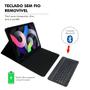 Imagem de Capa Ipad Air 4 4 Geração Teclado Slim Removível Sem Fio Smart Case Porta Caneta + Pelicula de Vidro