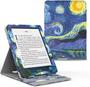 Imagem de  Capa Kindle Paperwhite Geração k6 2022 - Silicone Flexível e Sensor Magnético - Vertical Van Gogh - Elefante - Pequeno Príncipe