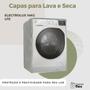 Imagem de Capa lava e seca electrolux 14kg lfe transparente flex