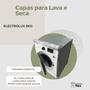 Imagem de CAPA LAVA E SECA ELECTROLUX 9kG TRANSPARENTE FLEX