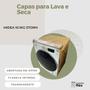 Imagem de Capa lava e seca midea 10.1kg storm transparente flex