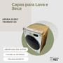 Imagem de Capa lava e seca midea 10.2kg tambor 4d transparente flex