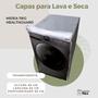 Imagem de Capa lava e seca midea 11kg healthguard transparente flex
