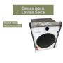 Imagem de Capa lava e seca midea 11kg healthguard transparente flex