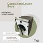 Imagem de Capa lava e seca midea 11kg healthguard transparente flex