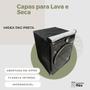 Imagem de Capa lava e seca midea 11kg preta impermeável flex
