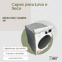 Imagem de Capa lava e seca midea 12kg tambor 4d impermeável flex