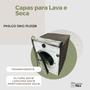 Imagem de Capa lava e seca philco 12kg pls12b transparente flex