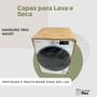 Imagem de Capa lava e seca samsung 13kg wd13t transparente flex