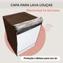 Imagem de Capa lava louças electrolux 14 serviços transparente flex