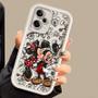 Imagem de Capa Macia Mickey e Minnie Disney para Xiaomi Redmi Note 12/11/10/9/8/7/K50 - Design Infantil