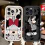 Imagem de Capa Macia Mickey e Minnie Mouse para iPhone 15/14/13/12/11 - Design Encantador