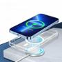 Imagem de Capa MagSafe Transparente para iPhone 16/15/14/13/12/11 - Carregamento Sem Fio