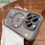 Imagem de Capa MagSafe Transparente para iPhone 16 Pro Max e 15 Plus - Armadura TPU e PC