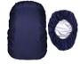 Imagem de Capa Mochila Impermeável Proteção Chuva Média Azul Marinho