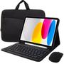 Imagem de Capa P/ iPad Air 11 Polegadas 2024 Smart + Teclado Bluetooth