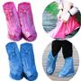 Imagem de Capa p/ Sapato infantil Estilo Botinha Impermeável p/ Chuva do 29 ao 34 Protetor de Sapatos