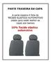 capa para banco completo em couro preto para p gol /84/85/86 - acc gj Imagem de capa para banco completo em couro preto para p gol /84/85/86