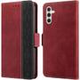 Imagem de Capa para celular MEUPZZK Samsung Galaxy A14 5G Wallet de couro vermelho