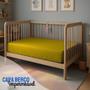 Imagem de Capa Para Colchão Berço Mini Cama Impermeável Com Zíper AMARELA