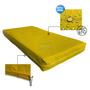 Imagem de Capa Para Colchão Berço Mini Cama Impermeável Com Zíper AMARELA