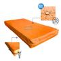 Imagem de Capa Para Colchão Berço Mini Cama Impermeável Com Zíper Laranja