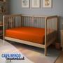 Imagem de Capa Para Colchão Berço Mini Cama Impermeável Com Zíper Laranja
