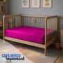 Imagem de Capa Para Colchão Berço Mini Cama Impermeável Com Ziper ROSA