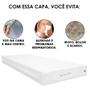 Imagem de Capa Para Colchão Solteiro Impermeável Hospitalar Com Ziper A 14 x L 78 x C 188