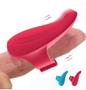Imagem de Capa para Dedo Dedeira Vibratória Estimulador Feminino Finger Roxo 