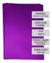 Imagem de Capa para Encadernação A4 Roxo Line PP 0,30 100un