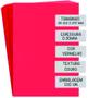 Imagem de Capa para encadernação A4 Vermelho Couro Fundo PP 0,30 50Un