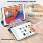 Imagem de Capa para iPad Air 5 (2022), iPad Pro 11" (2024) e outros - com Porta-Lápis