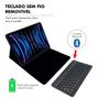 Imagem de Capa Para iPad Pro 11 2022 4ª Geracao Case Teclado Colorido Anti Impacto Premium