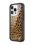 Imagem de Capa para iPhone 15 Pro Wildflower Meow Leopard Print